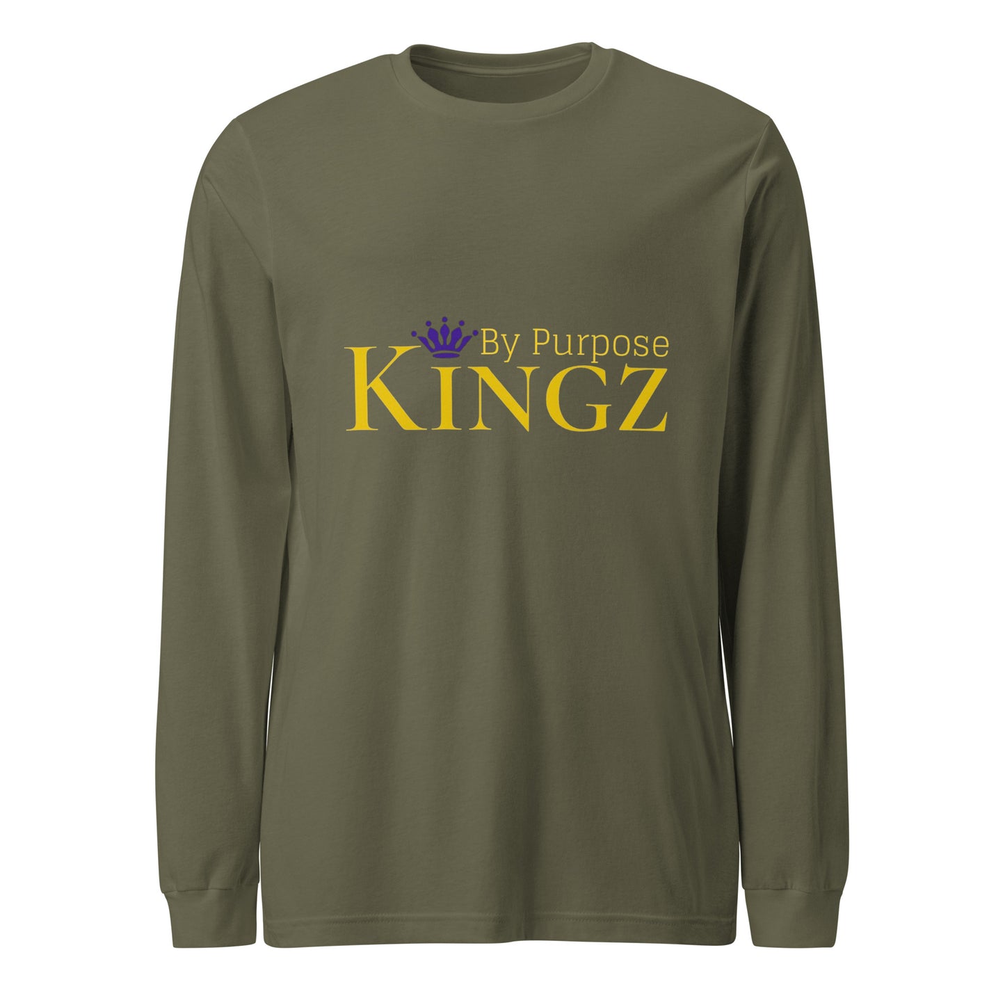 Kingz By Purpose Royal Combo (Gold/Gold/Purple) Long Sleeve Tee
