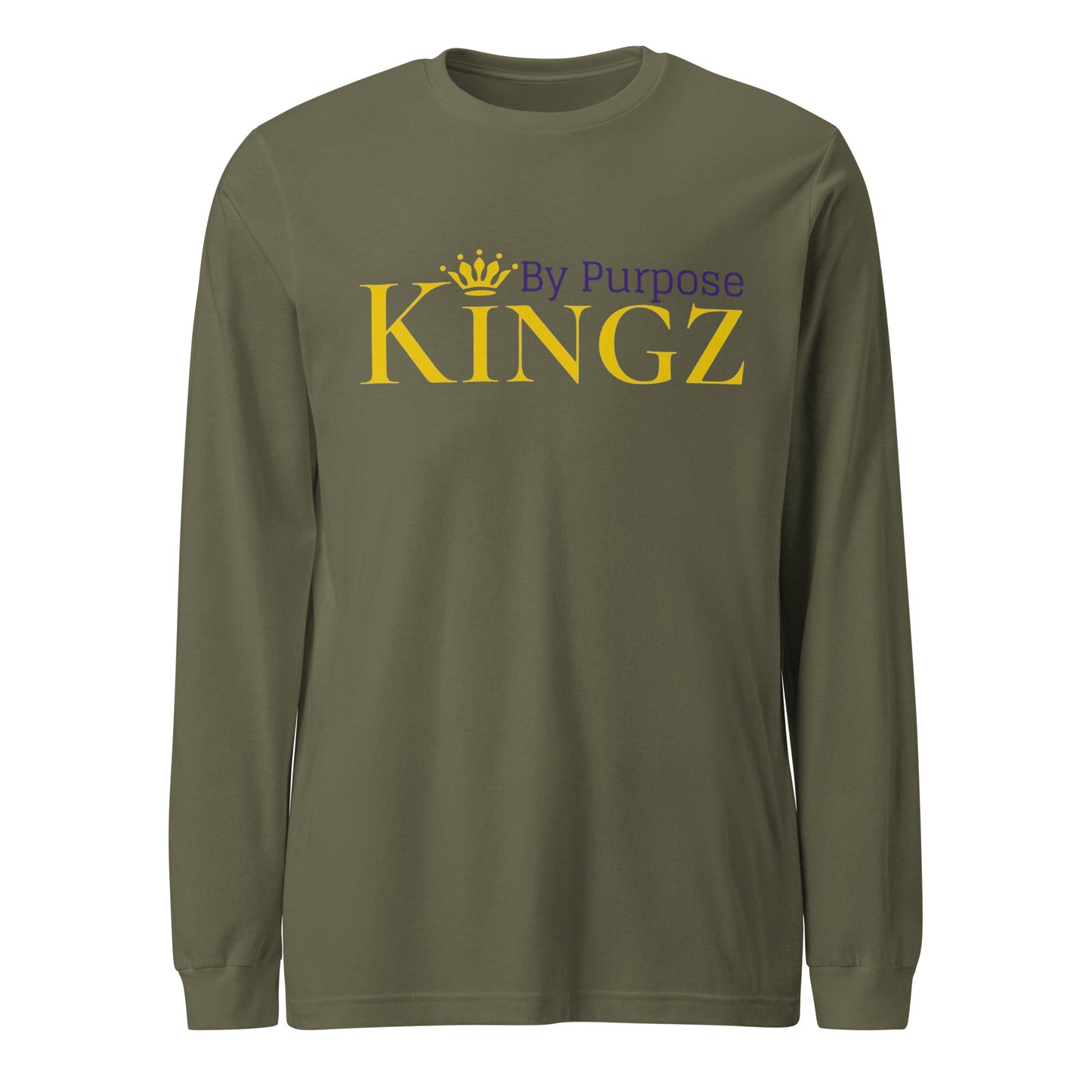 Kingz By Purpose Royal Combo (Gold/Purple/Gold) Long Sleeve Tee