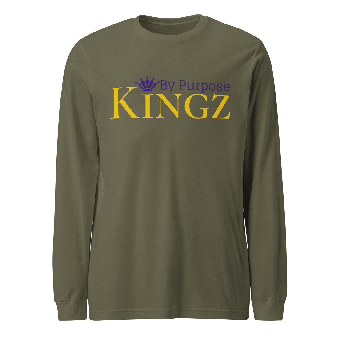 Kingz By Purpose Royal Combo (Gold/Lila/Lila) Langarm-T-Shirt