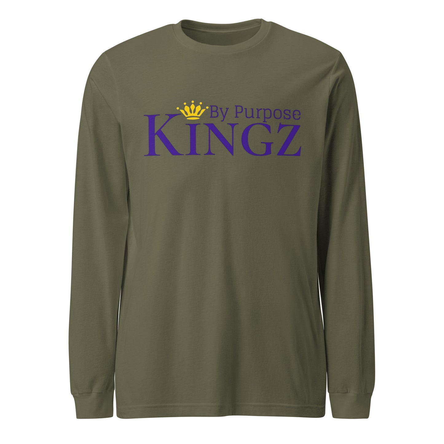 Kingz By Purpose Royal Combo (Purple/Purple/Gold) Long Sleeve Tee