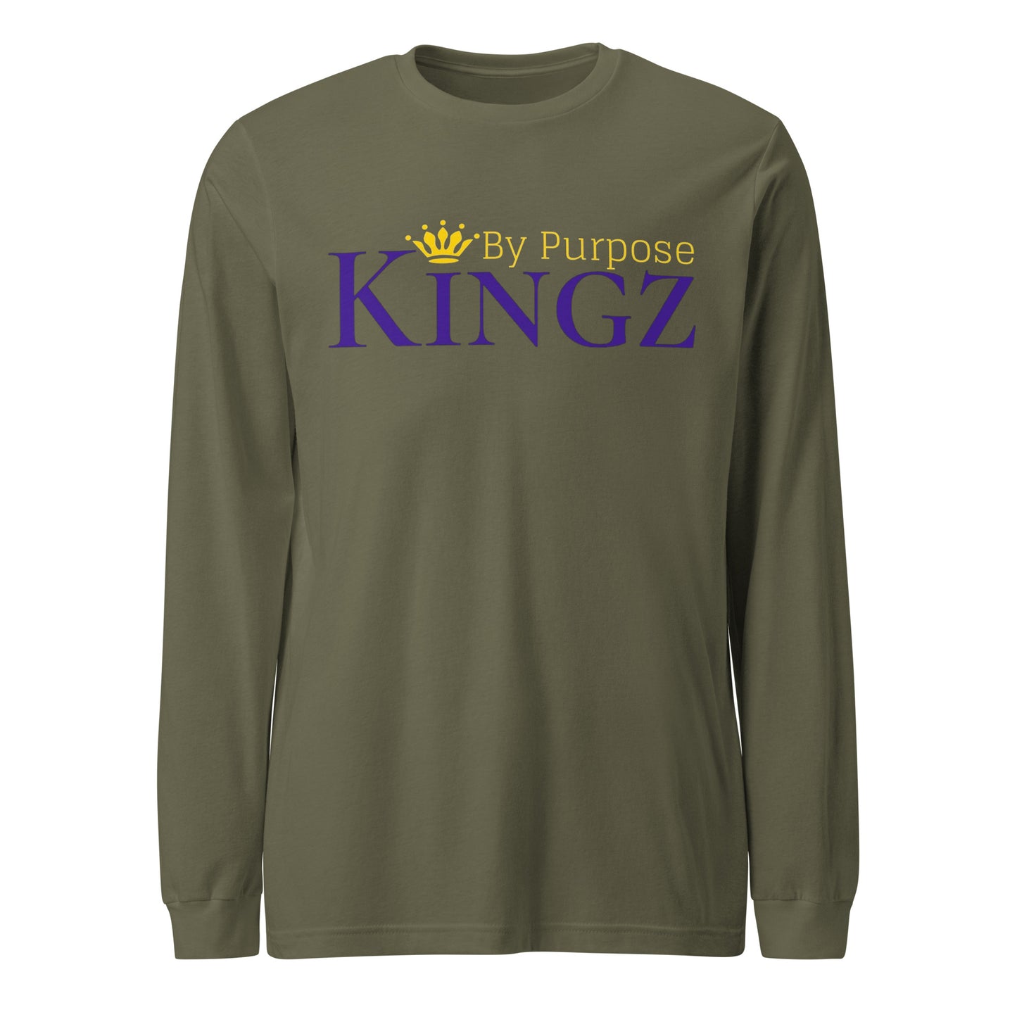 Kingz By Purpose Royal Combo (Purple/Gold/Gold) Long Sleeve Tee