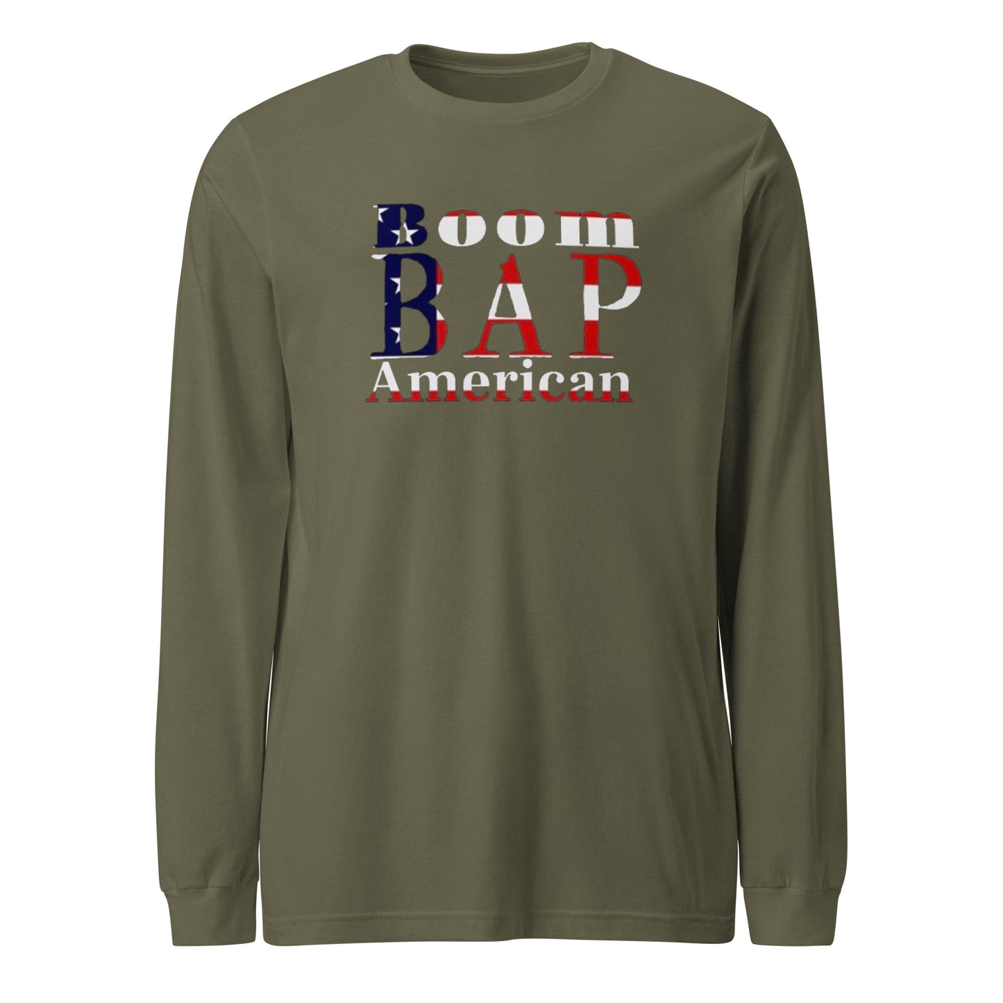 Boom Bap American Long Sleeve Tee (Color way Options 1)