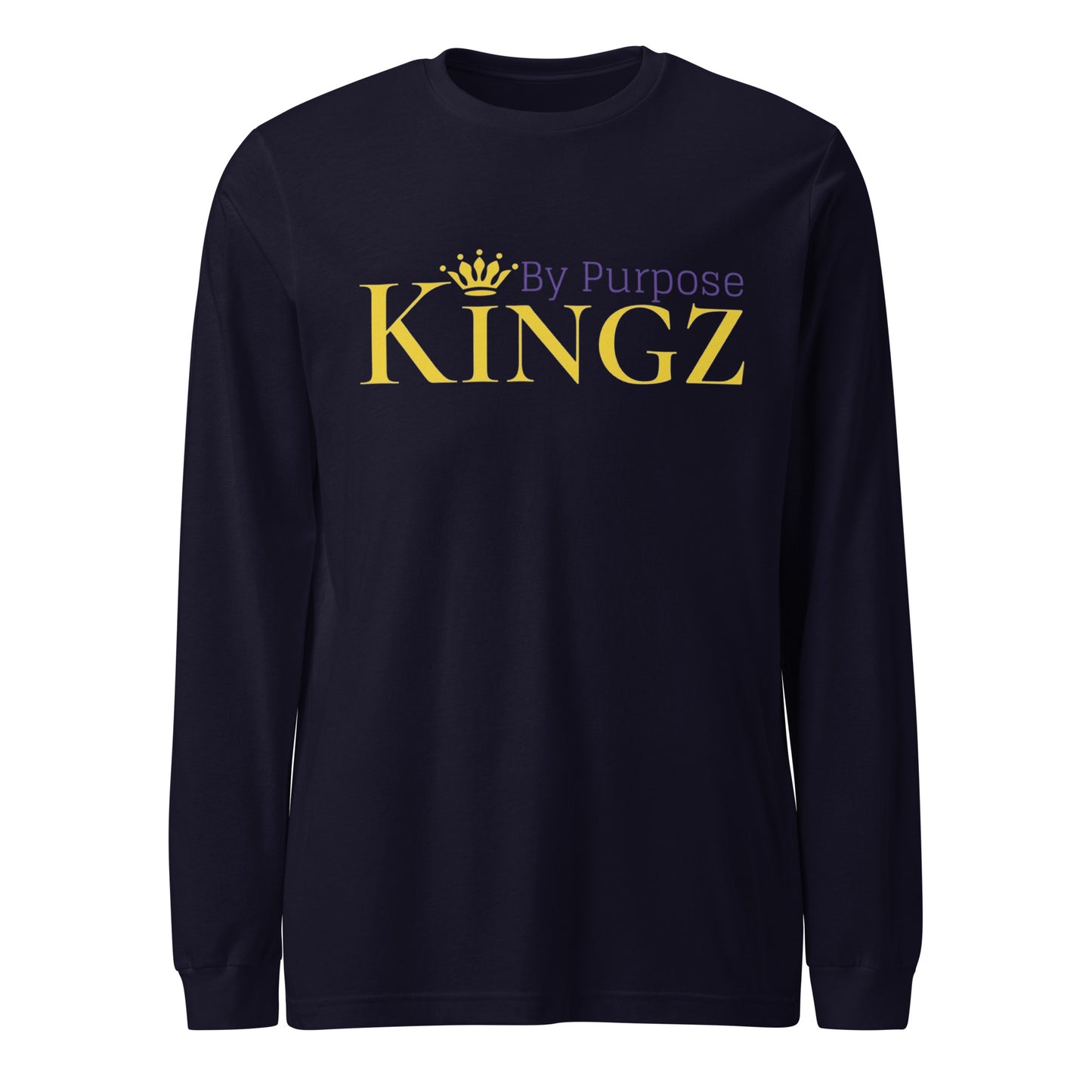 Kingz By Purpose Royal Combo (Gold/Purple/Gold) Long Sleeve Tee