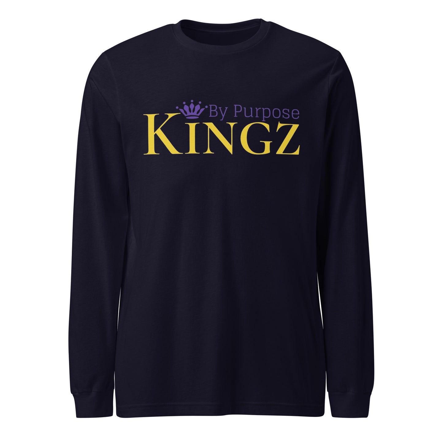Kingz By Purpose Royal Combo (Gold/Lila/Lila) Langarm-T-Shirt