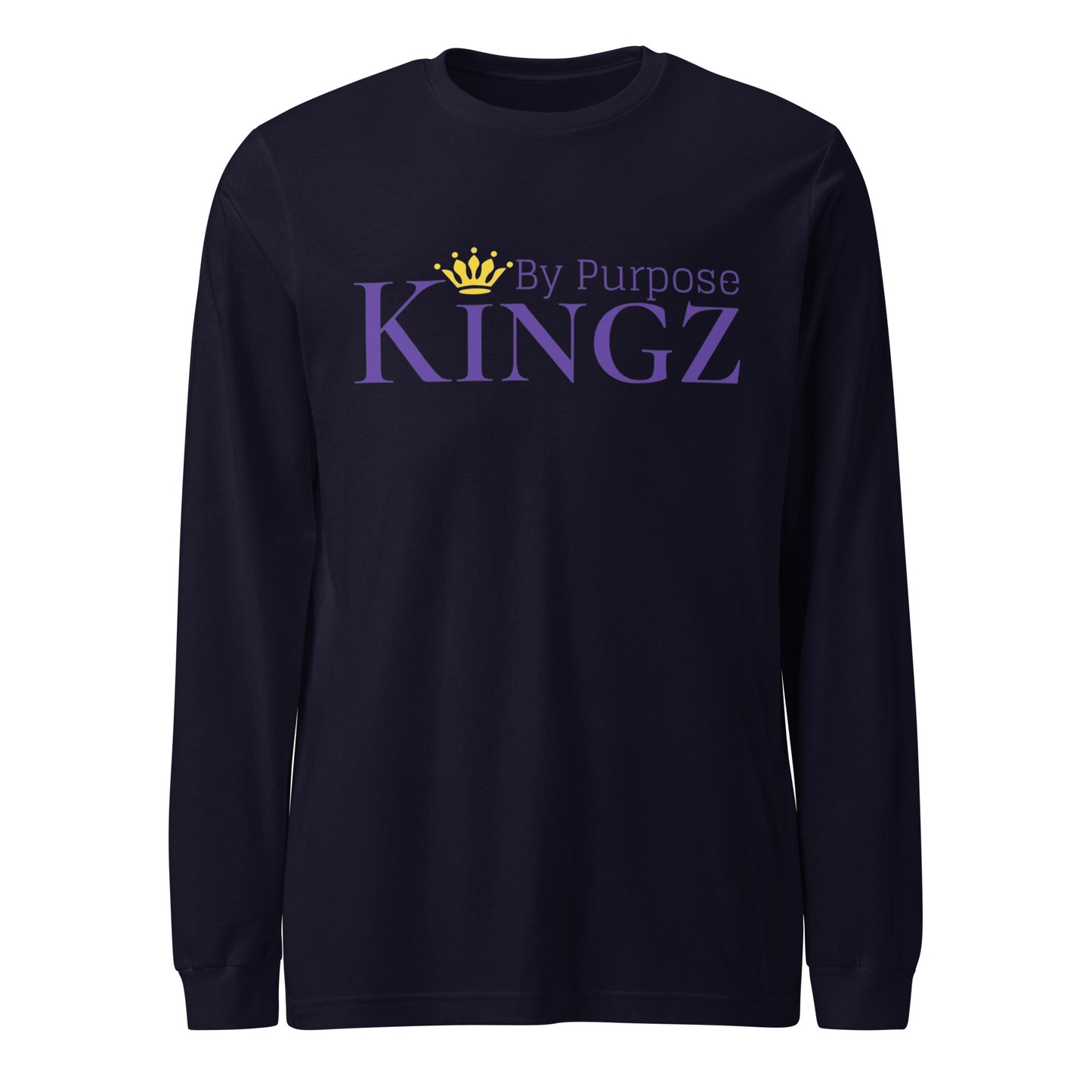 Kingz By Purpose Royal Combo (Purple/Purple/Gold) Long Sleeve Tee