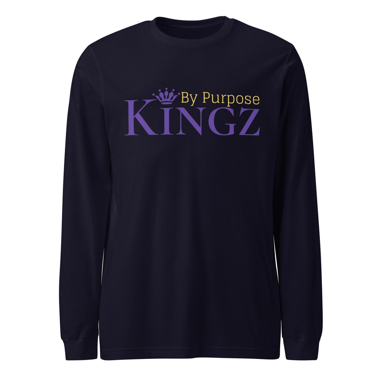 Kingz By Purpose Royal Combo (Purple/Gold/Purple) Long Sleeve Tee
