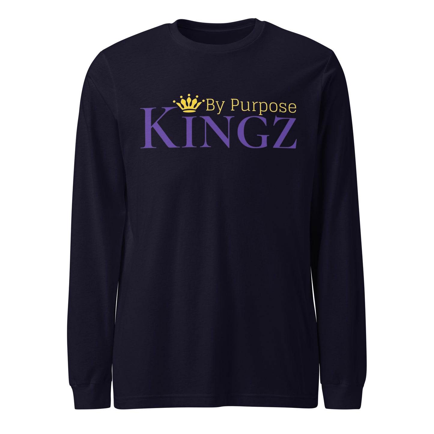 Kingz By Purpose Royal Combo (Purple/Gold/Gold) Long Sleeve Tee