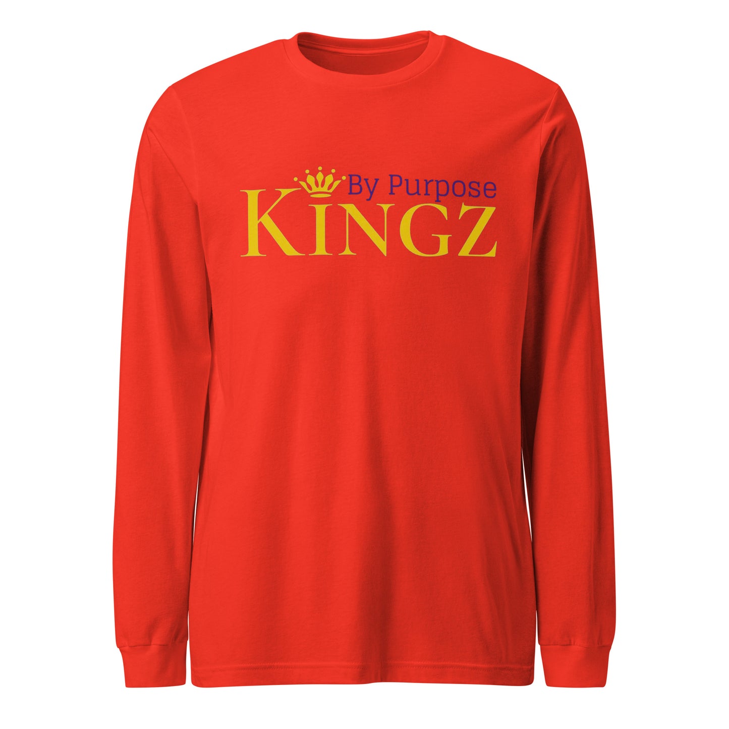 Kingz By Purpose Royal Combo (Gold/Purple/Gold) Long Sleeve Tee