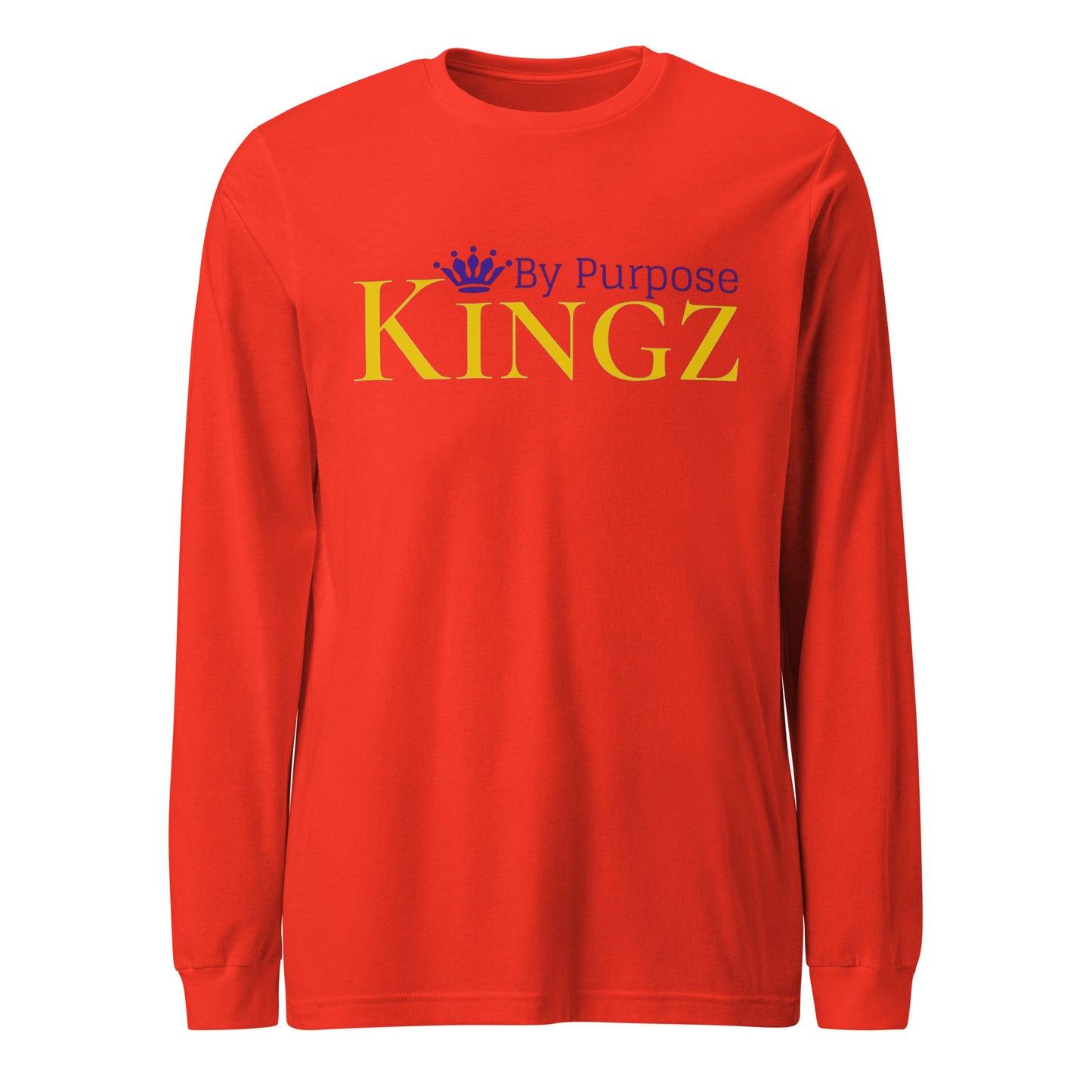 Kingz By Purpose Royal Combo (Gold/Lila/Lila) Langarm-T-Shirt
