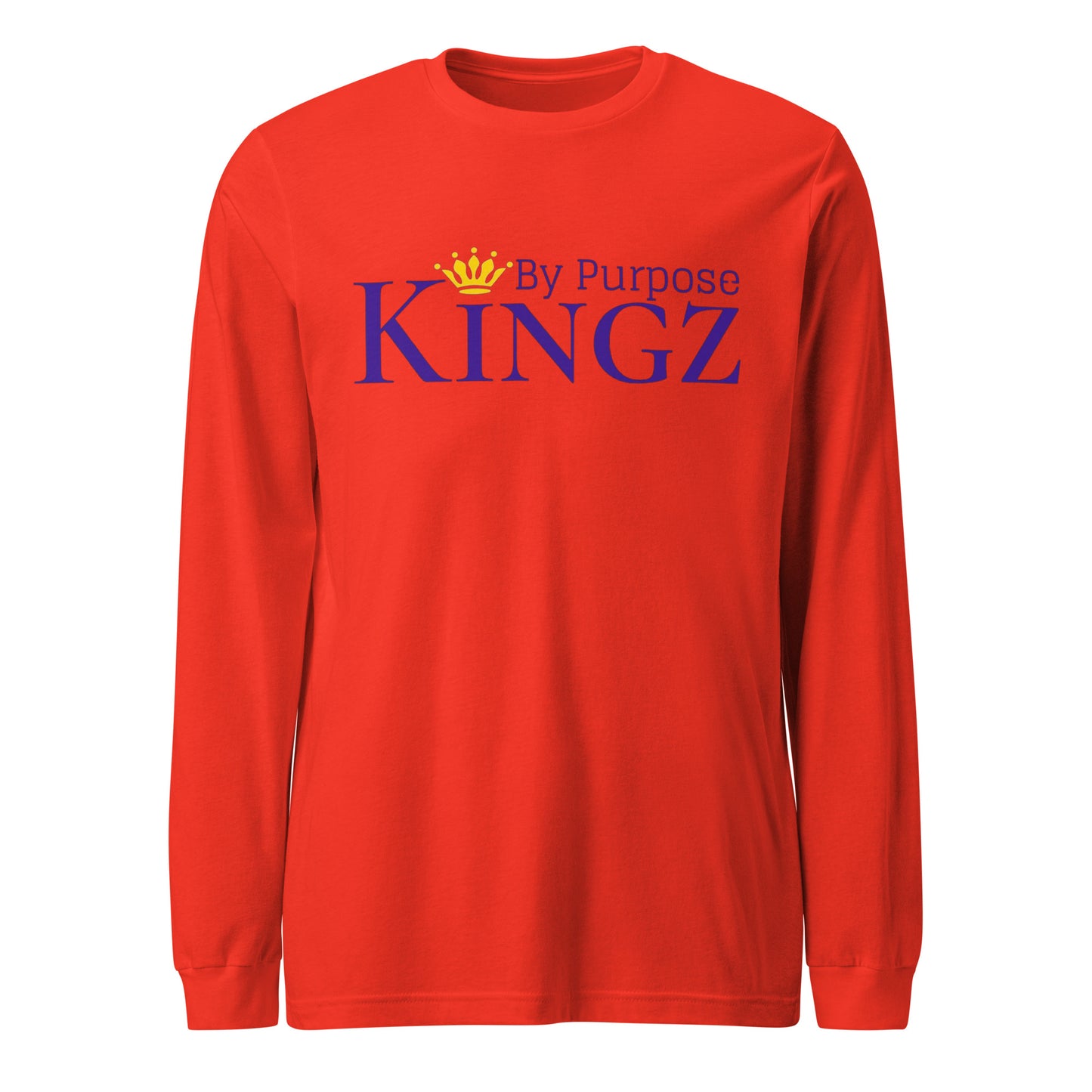 Kingz By Purpose Royal Combo (Purple/Purple/Gold) Long Sleeve Tee