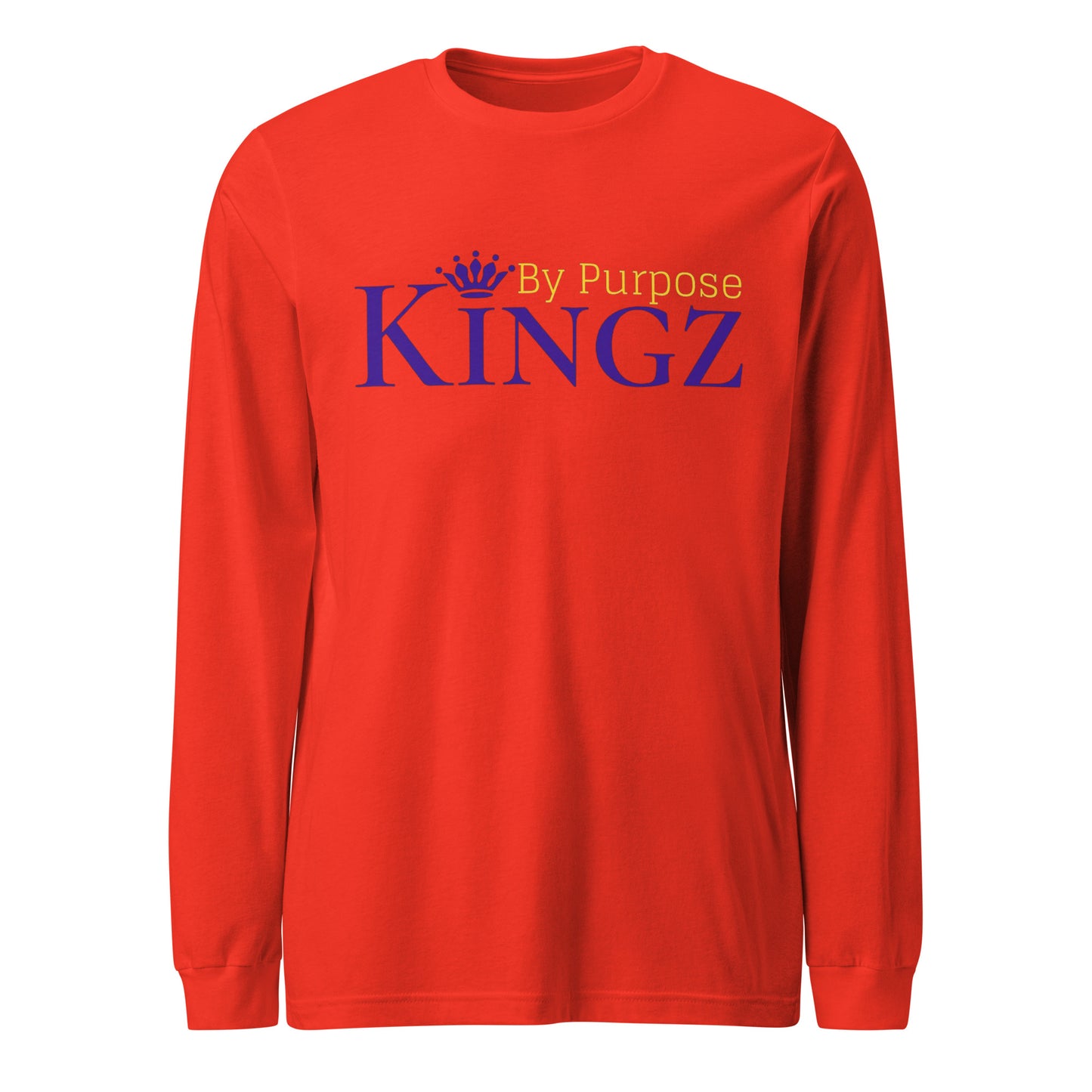 Kingz By Purpose Royal Combo (Purple/Gold/Purple) Long Sleeve Tee
