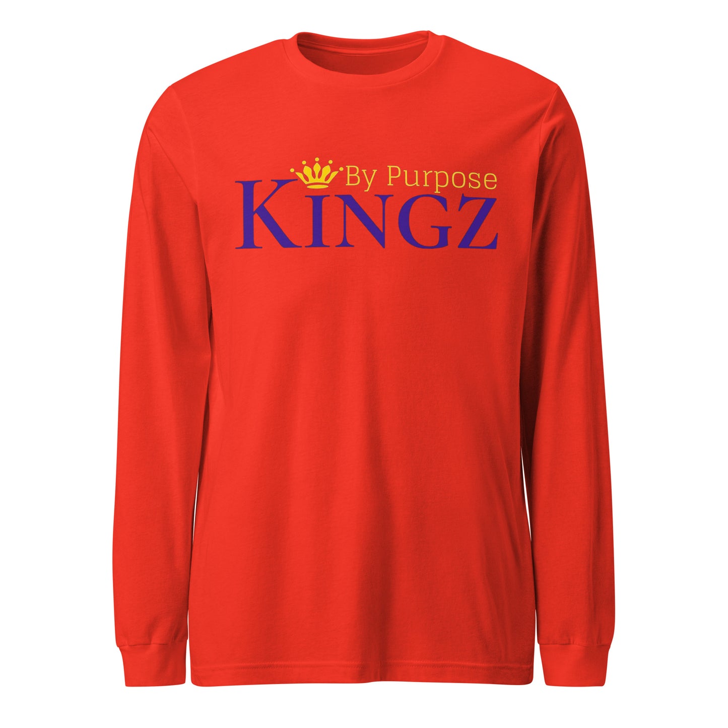 Kingz By Purpose Royal Combo (Purple/Gold/Gold) Long Sleeve Tee