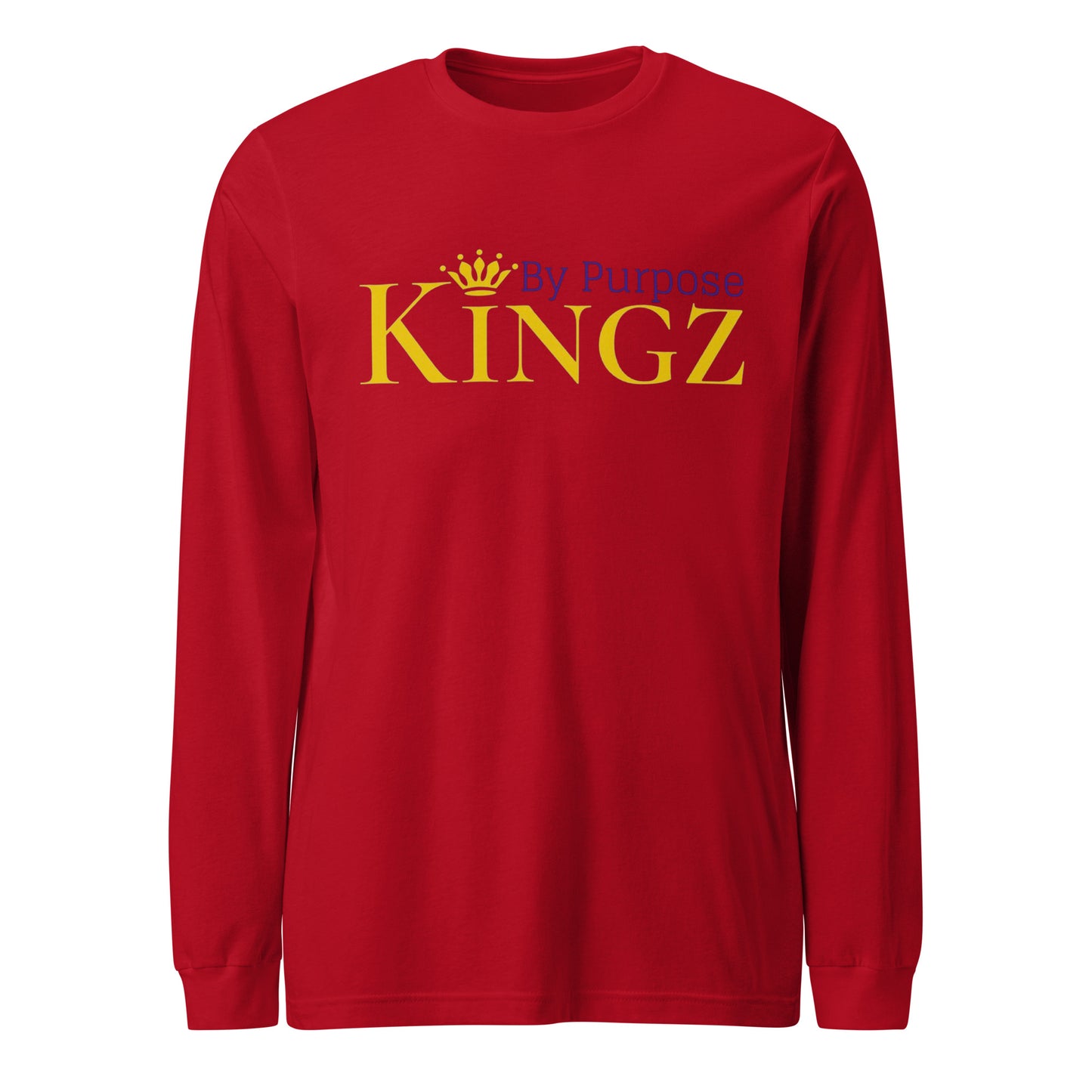 Kingz By Purpose Royal Combo (Gold/Purple/Gold) Long Sleeve Tee