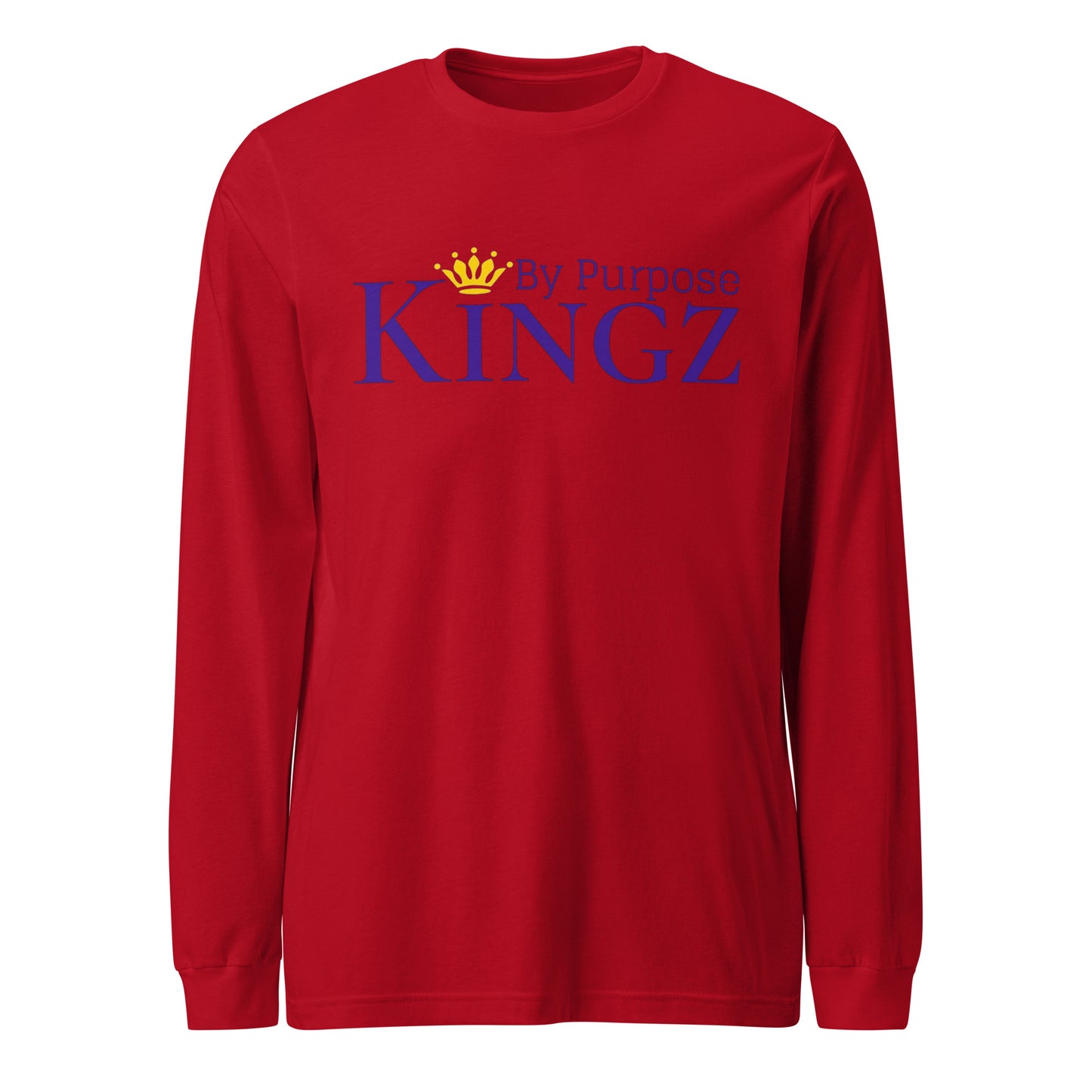 Kingz By Purpose Royal Combo (Purple/Purple/Gold) Long Sleeve Tee