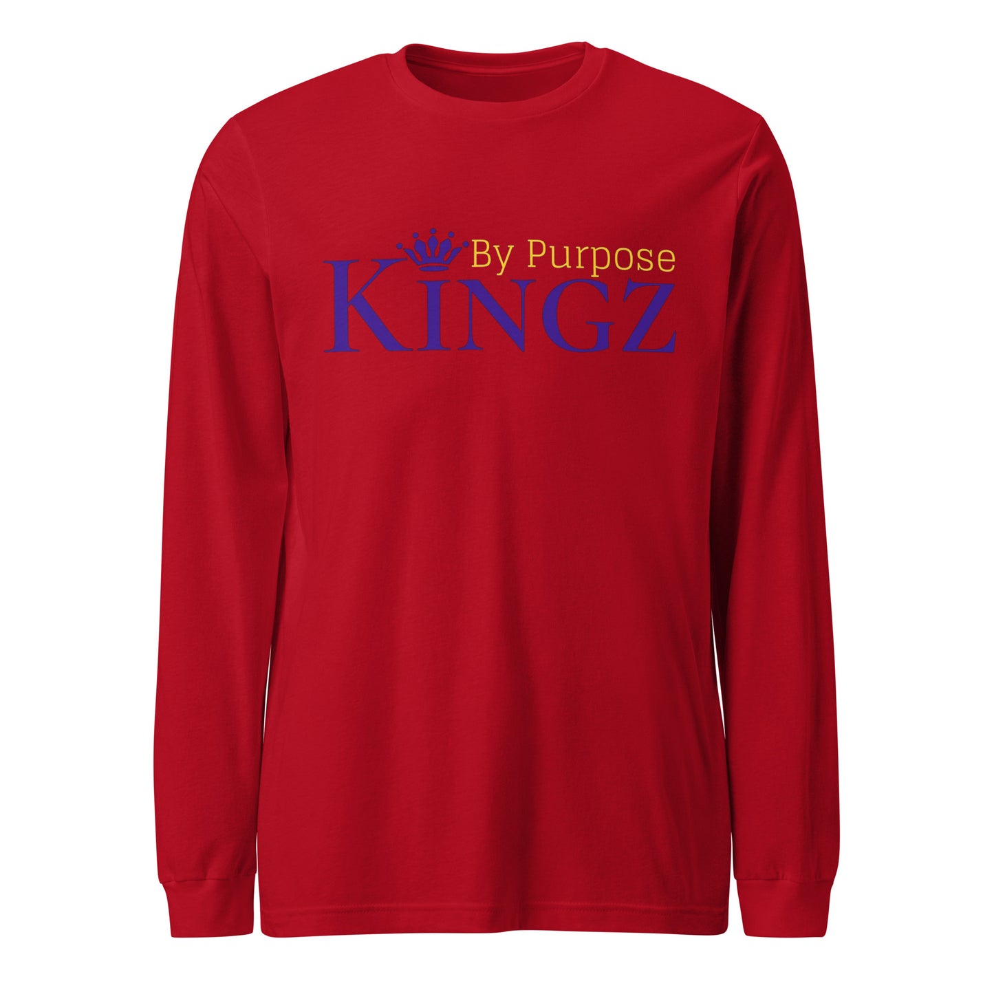 Kingz By Purpose Royal Combo (Purple/Gold/Purple) Long Sleeve Tee
