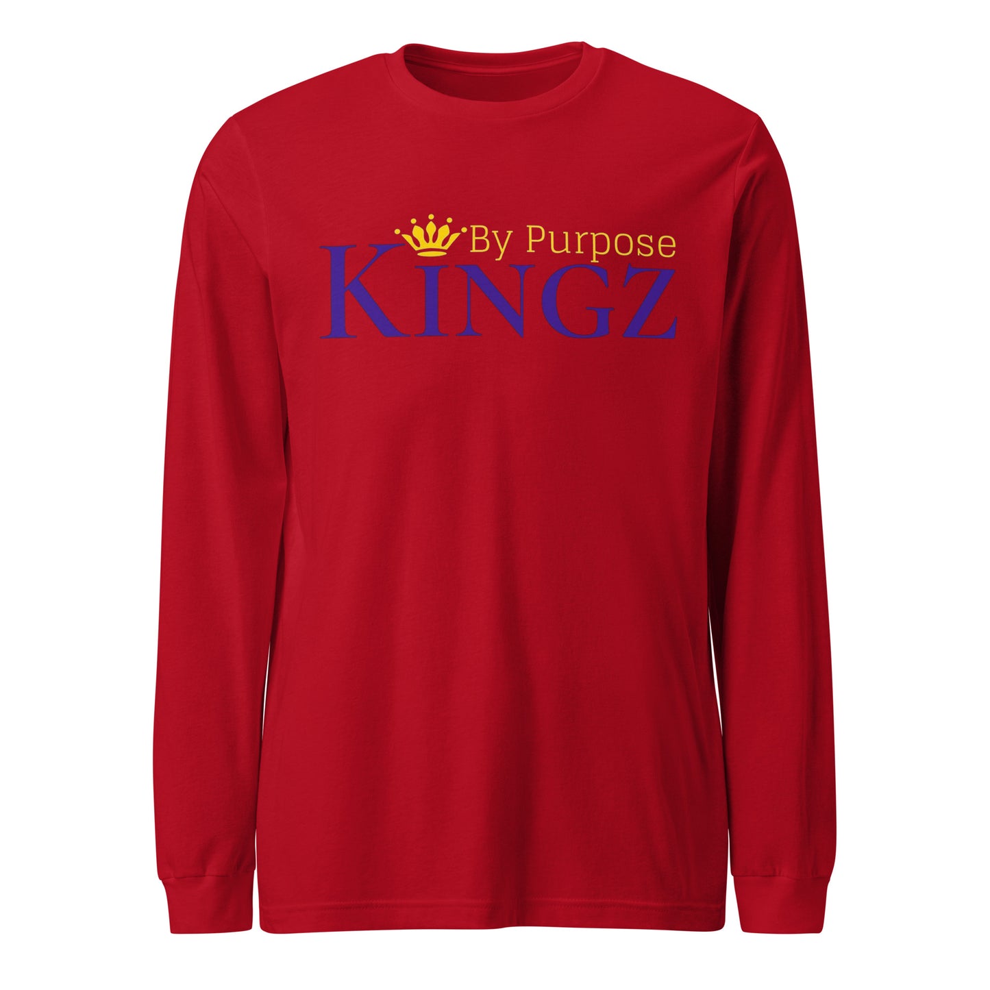 Kingz By Purpose Royal Combo (Purple/Gold/Gold) Long Sleeve Tee