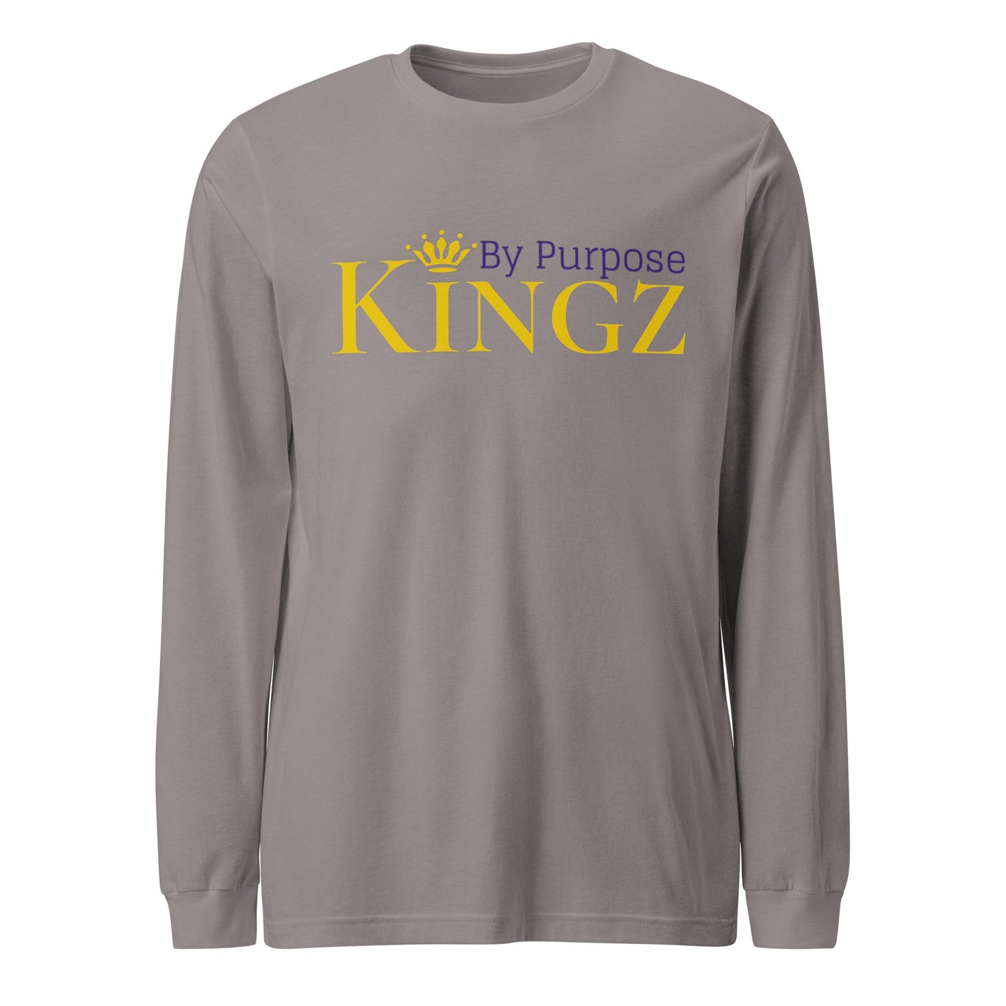 Kingz By Purpose Royal Combo (Gold/Purple/Gold) Long Sleeve Tee
