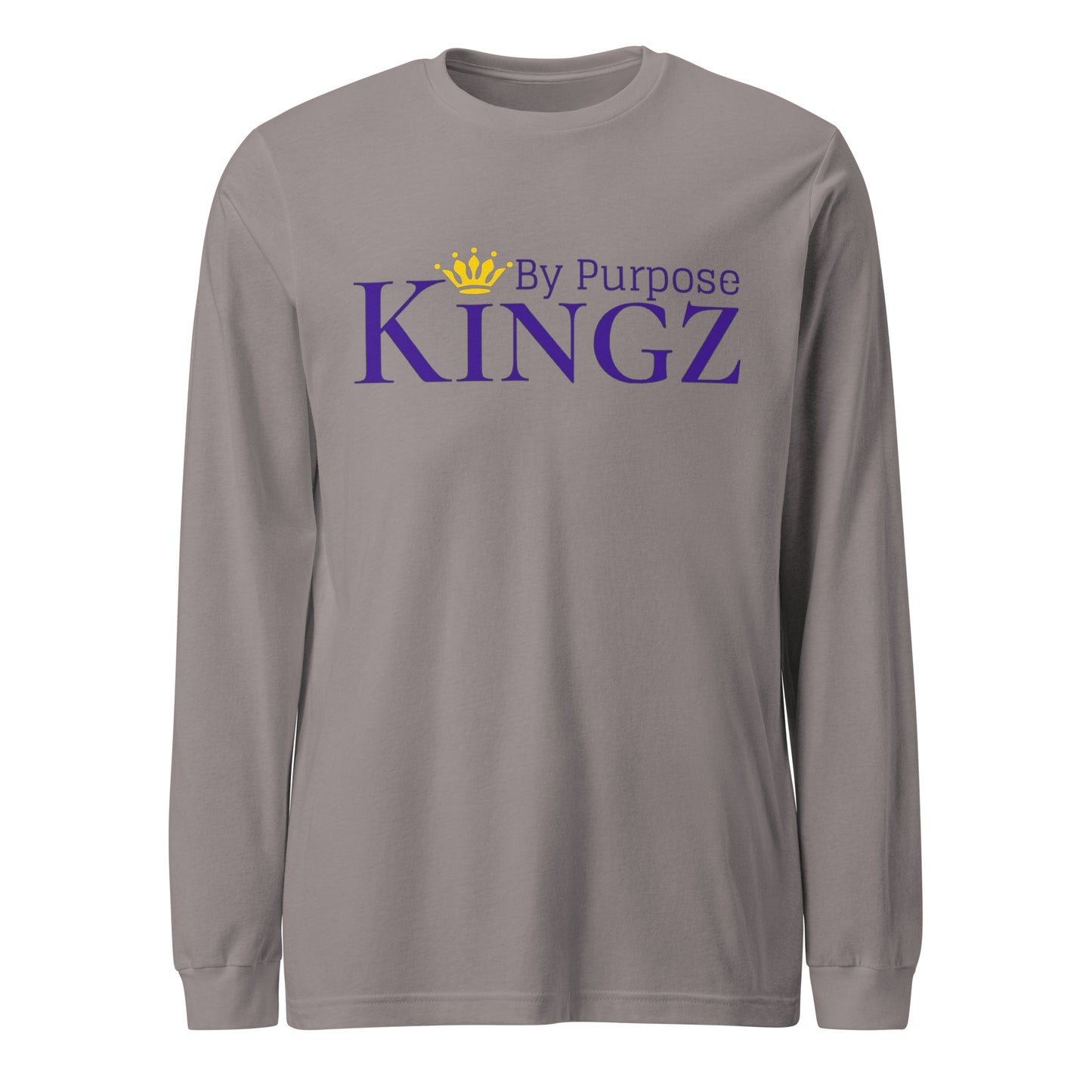Kingz By Purpose Royal Combo (Purple/Purple/Gold) Long Sleeve Tee