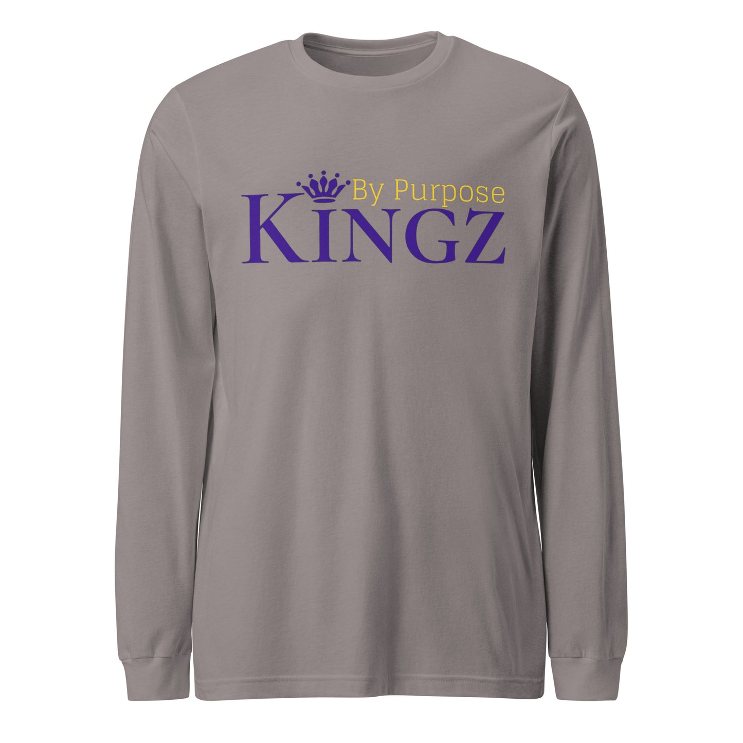 Kingz By Purpose Royal Combo (Purple/Gold/Purple) Long Sleeve Tee
