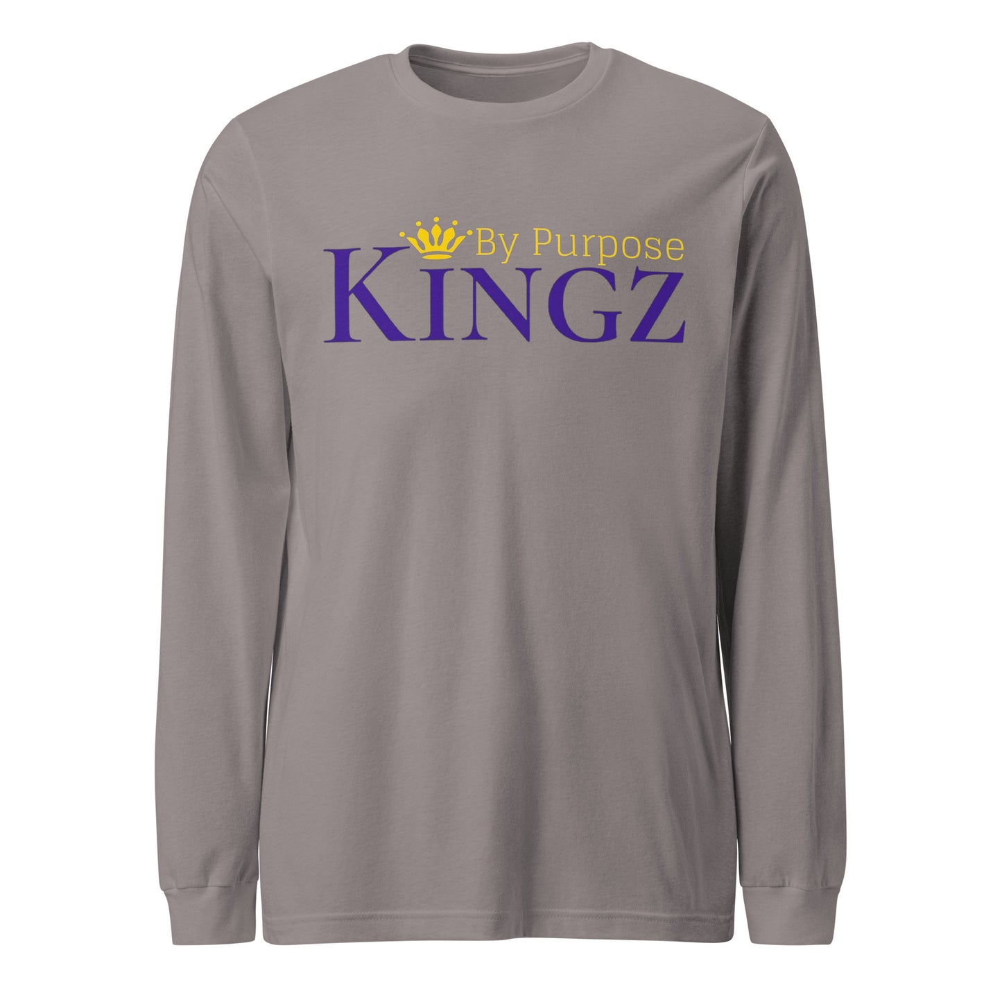 Kingz By Purpose Royal Combo (Purple/Gold/Gold) Long Sleeve Tee