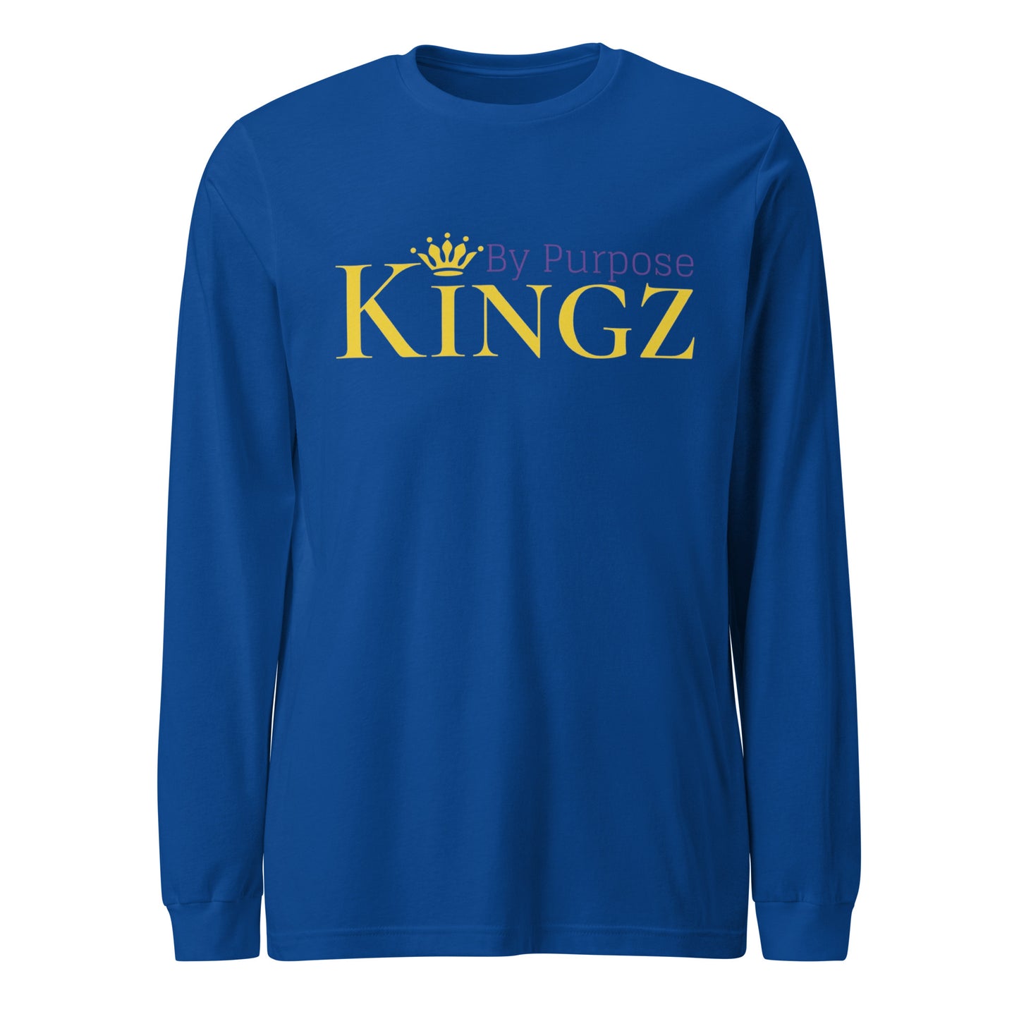 Kingz By Purpose Royal Combo (Gold/Purple/Gold) Long Sleeve Tee
