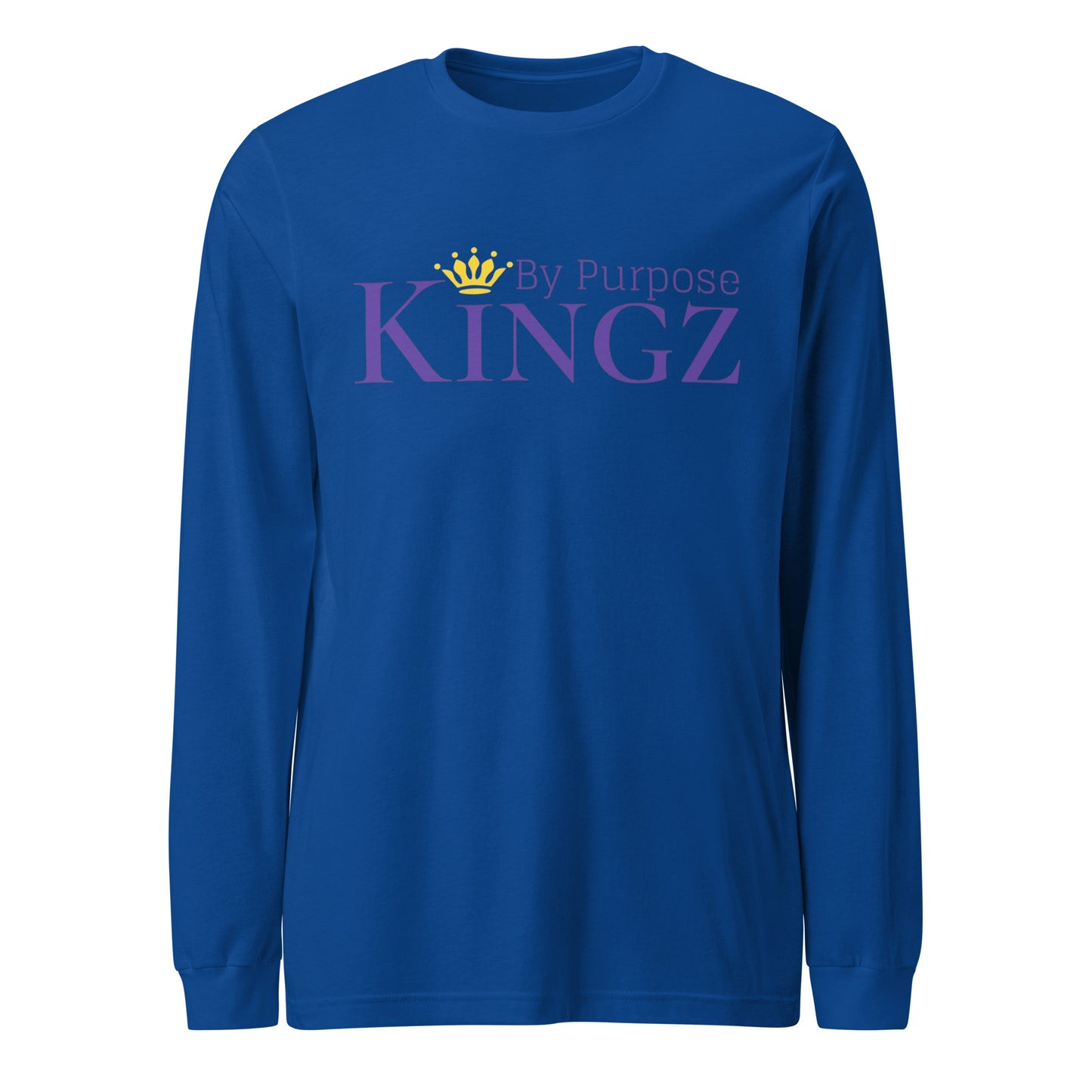 Kingz By Purpose Royal Combo (Purple/Purple/Gold) Long Sleeve Tee
