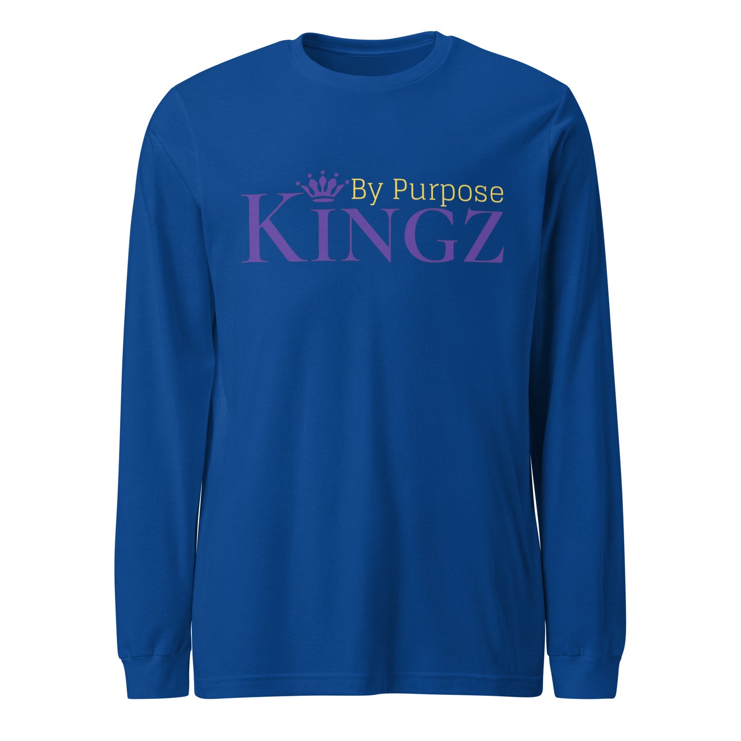 Kingz By Purpose Royal Combo (Purple/Gold/Purple) Long Sleeve Tee