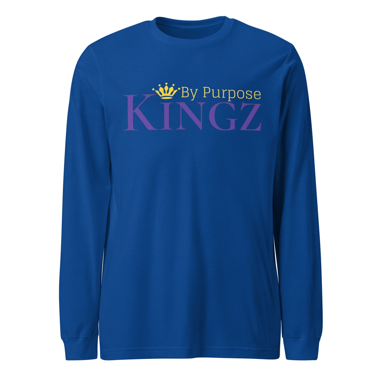 Kingz By Purpose Royal Combo (Purple/Gold/Gold) Long Sleeve Tee