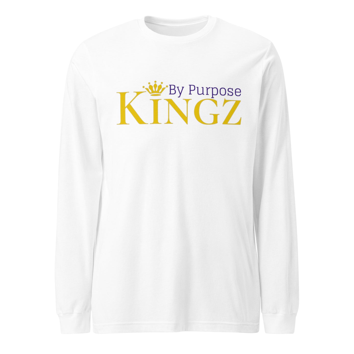 Kingz By Purpose Royal Combo (Gold/Purple/Gold) Long Sleeve Tee