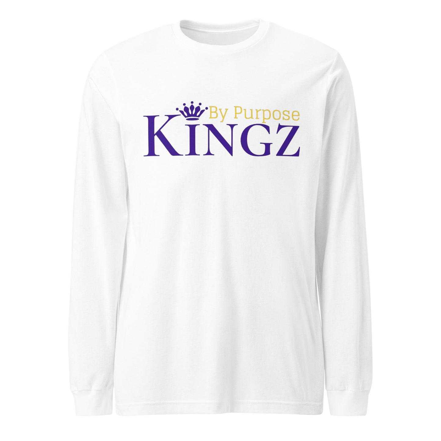 Kingz By Purpose Royal Combo (Purple/Gold/Purple) Long Sleeve Tee