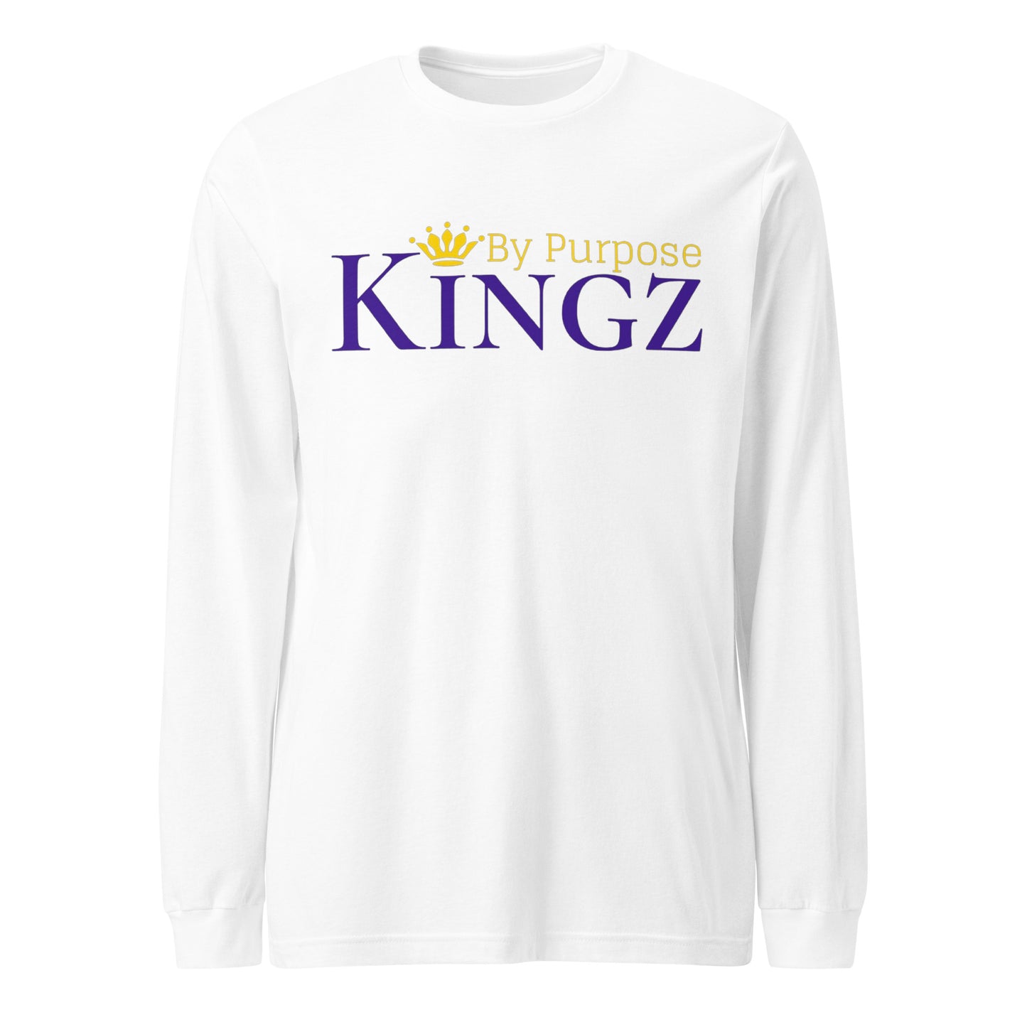 Kingz By Purpose Royal Combo (Purple/Gold/Gold) Long Sleeve Tee