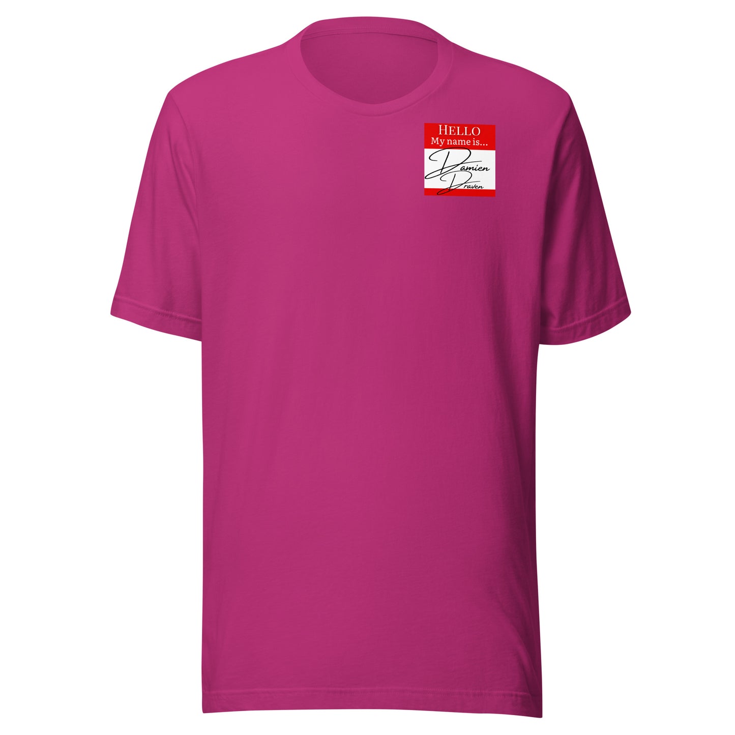 Hello, My Name Is...(Damien Draven) T-shirt [Color way Options 2]