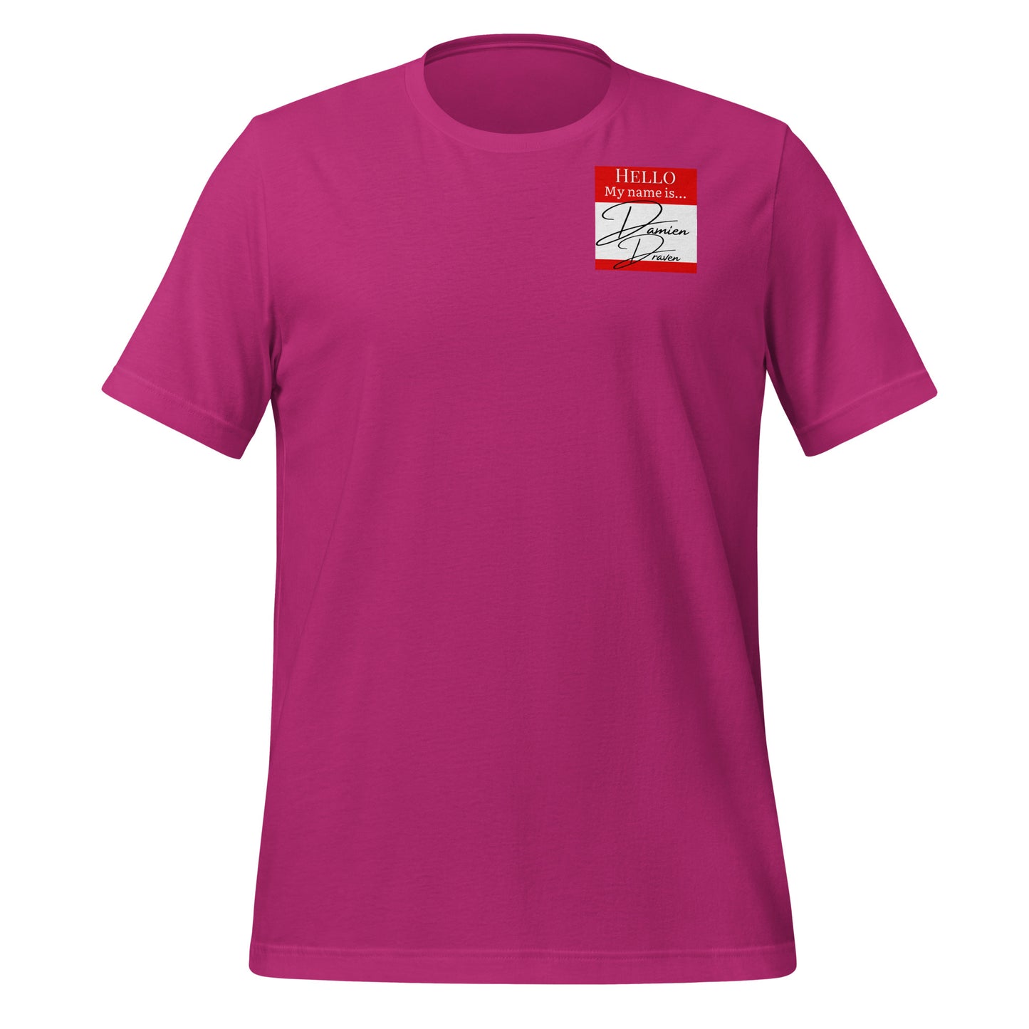 Hello, My Name Is...(Damien Draven) T-shirt [Color way Options 2]