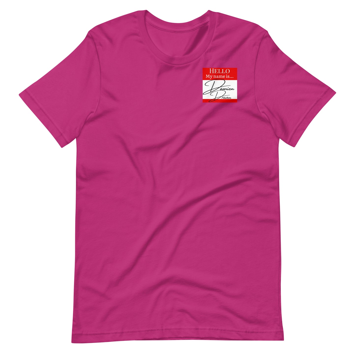 Hello, My Name Is...(Damien Draven) T-shirt [Color way Options 2]