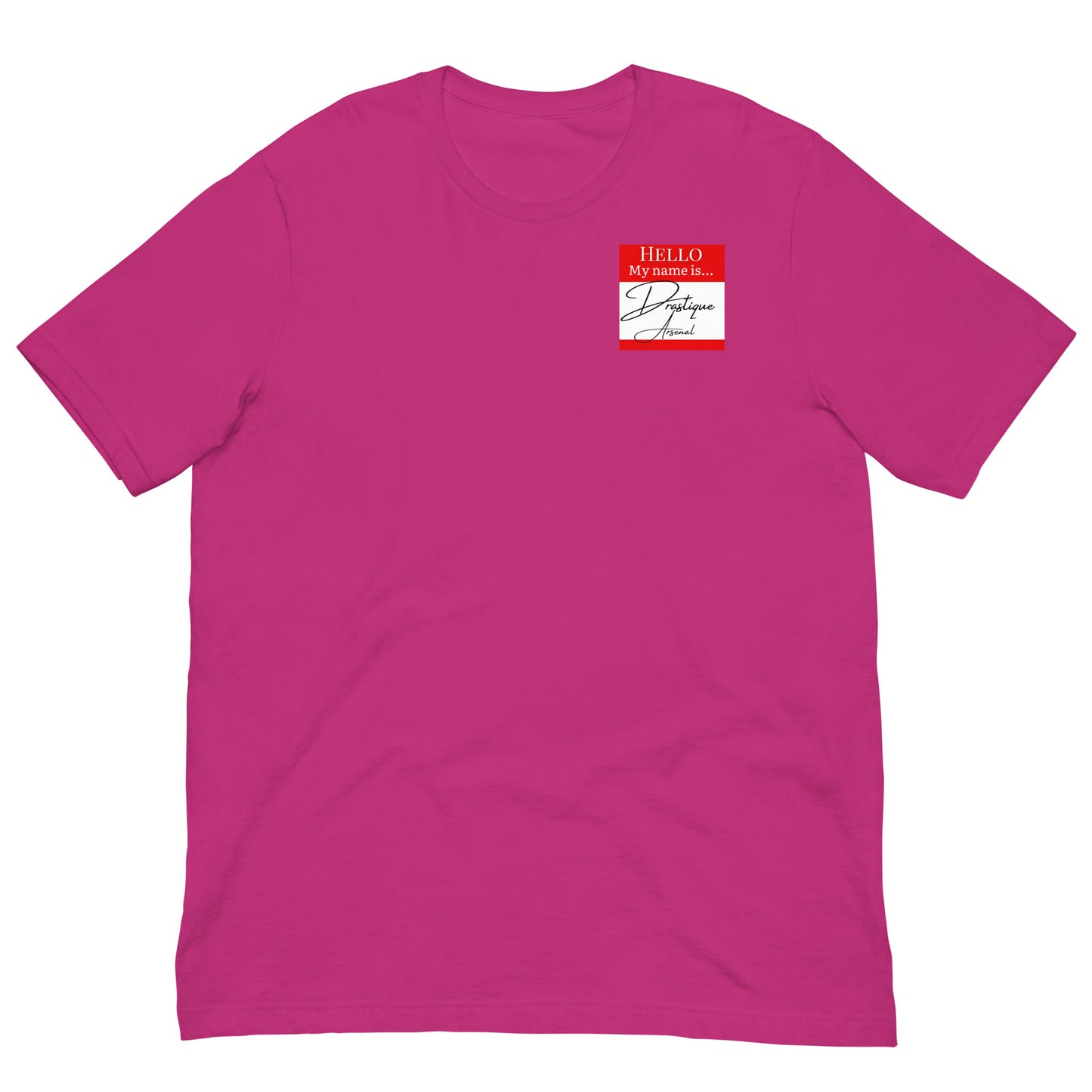 Hello, My Name Is...(Drastique Arsenal) T-shirt [Color way Options 2]