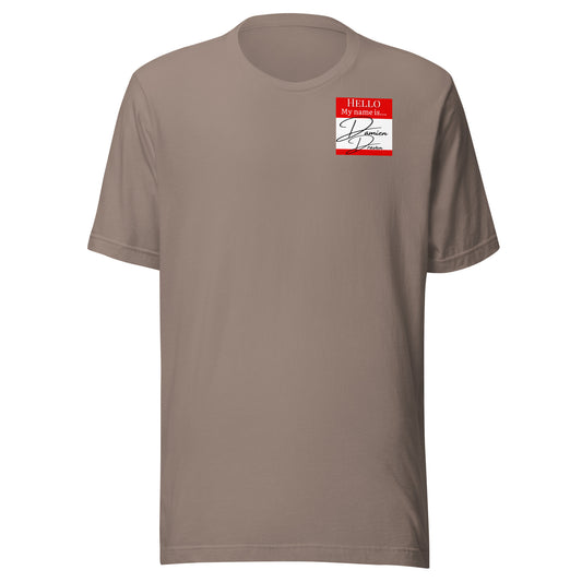 Hello, My Name Is...(Damien Draven) T-shirt [Color way Options 3]